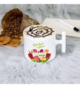 Anneler Günü Hediyesi Latte Fincanı