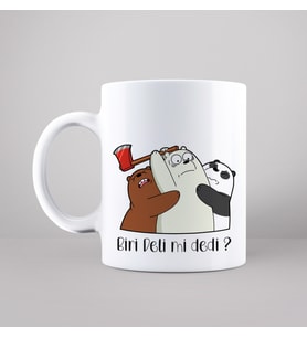 We Bears Kafadar Ayılar Tasarımlı Kupa