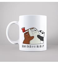 We Bears Kafadar Ayılar Tasarımlı Kupa
