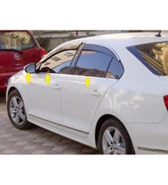 VW Jetta Krom Cam Çıtası 6 prç. 2011 Üzeri P. Çelik