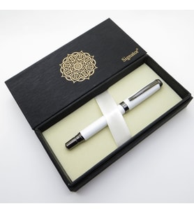 Signator® S308 Füme Beyaz Roller Kalem  İsme Özel Kalem  Hediyelik Kalem (Karışık)