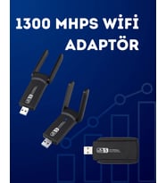 USB WiFi Adaptör – 1200 Mbps Hız