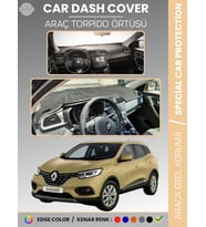 RENAULT KADJAR (2015-2022) Torpido Örtüsü Ön Göğüs Koruma Torpido Koruma Araca Özel Tam Uyum Kaymaz