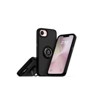 İphone 16E Kılıf Montreal Yüzüklü Kapak - Siyah
