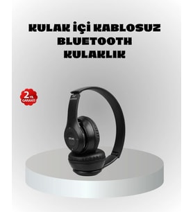 Kablosuz Bluetooth Kulaklık – TF Kart, AUX, Mikrofonlu, Suya Dayanıklı, 10m Menzil