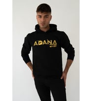 ADANA MAFIA Kapşonlu Siyah Unisex Sweatshirt Hoodie Polar + HEDİYE