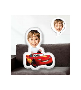 Kişiye Özel Fotoğraflı Şimşek Mcqueen Yastık 115550 70 cm
