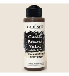 Cadence Chalkboard Paint Karatahta Boyası 120 ml. 2560 Burnt Umber 