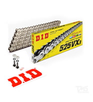 Did 525-116Vx3 2006-2017 Triumph Daytona 675 Uyumlu Zincir Vx3 Xring Silver (Güm