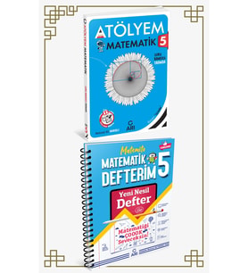 Arı Yayıncılık ARI YAYINLARI 5. SINIF MATEMATİK ATÖLYEM VE DEFTER SETİ (Çok Renkli)