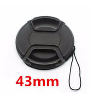 43mm Snap On LENS KAPAĞI OBJEKTİF KAPAĞI (Siyah)