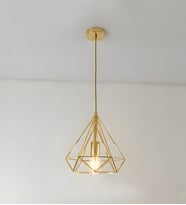 3 Başlı Avize Modern Restoran Bar Tezgahı Koridor Geçidi Balkon Ofis Yatak Odası Yatak Başı Merdiven Metal Sarkıt Avize 3225-W85-4D-XX (Gold)