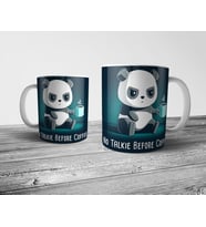 Pixxa No Talkie Before Coffee Panda Kupa Bardak  