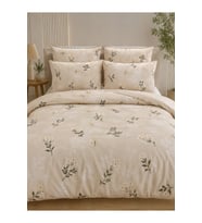 Çift Kişilik Nevresim Takımı 200x220cm 4 Yastık Kılıfı Lastikli Çarşaflı 160x200+30