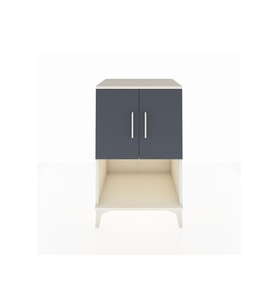 Hyperion Komodin 2 Raflı 2 Kapaklı 60x44x96 Aytaşı-Antrasit