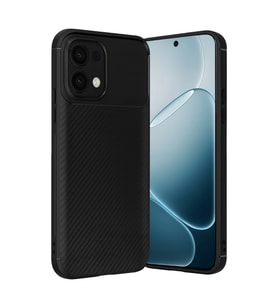 Oppo A6 Pro 4g Auto Focus Karbon Kapak - Siyah