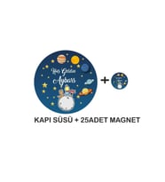 Küçük Prens Tasarımlı 25adet Magnet Kapı Süsü