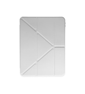 Apple iPad Pro 11 2021 3.Nesil Kalemlikli Standlı Katlanır Kılıf (Gri)