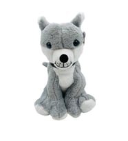 Peluş Sibirya Kurdu 50 Cm - Mavi Su Dünyası (Çok Renkli)