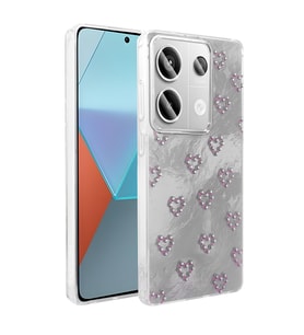Xiaomi Redmi Note 13 Pro 4G Uyumlu Kılıf Kamera Korumalı Figürlü Zore Ponti Silikon Kapak