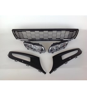 VOLKSWAGEN POLO 2010-2014 SİS FARI SETİ ÖN ORTA IZGARA 5 SET