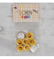 Crafts 8 Li Sarı Düğme - 666