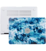 MacBook Pro 13 inç Retina Kılıf A1425 A1502 Uyumlu, Desenli Mat Sert Kapak, İnce Hafif PC Hard Case, Çizilme ve Darbelere Karşı Koruyucu Mavi