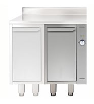 Electrolux Professional Sıcaklık Dolabı, Alt Ünite, 1 + 1 Çarpar Kapılı, Pass-thru, 500 Mm - Modular Line TERPE5DA