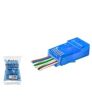 Cat6 Ez Rj45 Konnektör - 100 Adet Mi / Ekonomik Poşet Paket ND2412