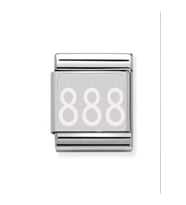 İTALYAN CHARM BİLEKLİK UĞURLU ŞANS SAYILAR SEKANS SAYILAR ÇELİ 1 MM MİNİMAL RENK GARANTİLİ.