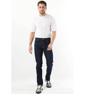 Erkek Regular Fit Jean Pantolon Lacivert