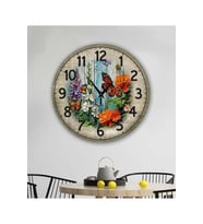 bilge Tasarım retro Duvar Saati 40 x 40 CM (Karışık)