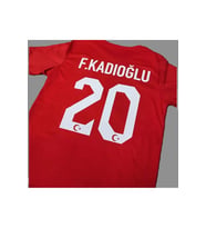 F'erdi K'adıoğlu Türkiye Yetişkin Deplasman Forması9 (Kırmızı)