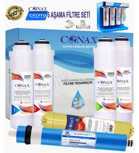 Conax Crypto Su Arıtma Cihazı 6 Aşamalı filtre Seti