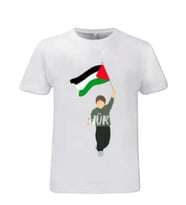 Filistin Baskılı T-Shirt (Beyaz)
