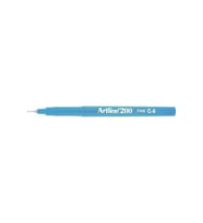 Artline Fineliner 0.4 MM İnce Uçlu Keçeli Kalem Gök Mavisi EK-200N (12 Li Kutu) (Karışık)
