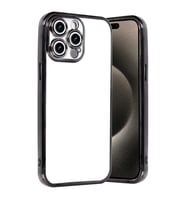 Apple İphone 15 Pro Max Razer Lensli Silikon - Siyah
