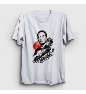 Presmono Unisex Beyaz Genius Elon Musk T-Shirt 333857tt