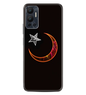 Infınix Hot 12 Kılıf Resimli Desenli Silikon Platinium Series Ay Yıldız 1884