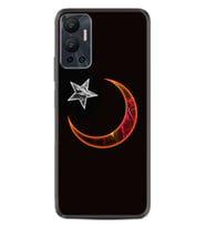 Infınix Hot 12 Kılıf Resimli Desenli Silikon Platinium Series Ay Yıldız 1884