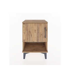 Arges Komodin 2 Raflı Tek Kapaklı 44x30x64 Çam-Çam