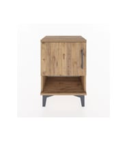 Arges Komodin 2 Raflı Tek Kapaklı 44x30x64 Çam-Çam