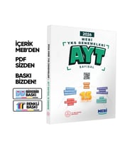 2026 MEBİ YKS-AYT SAYISAL 15li Deneme Kitabı Video Çözümlü Renkli BASKI ÜCRETİ