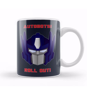 Autobots Roll Out Optimus Prime Transformers Quote Kupa Bardak Porselen