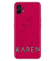 Nothing Phone 1 / 2 Kılıf İsim Yazılı Kişiye Özel Silikon Kapak Model-37 (Çok Renkli)