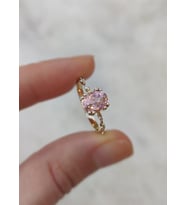 Barcelona Morganite Pırlanta Taşlı Yüzük - AK1381