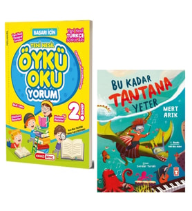 KIRMIZI BEYAZ YAYINLARI 2. SINIF ÖYKÜ OKUYORUM + BU KADAR TANTANA YETER (Hikaye-Öykü)(2 KİTAP)