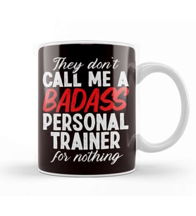 Personal Trainer Fitness Instructor Gym Bodybuilding Workout Kupa Bardak Porselen