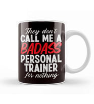 Personal Trainer Fitness Instructor Gym Bodybuilding Workout Kupa Bardak Porselen