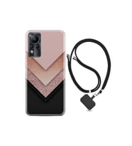 Infınıx Note 11 Pro Kılıf Ipli Boyun Askılı Desenli Silikon Great Marble 1405